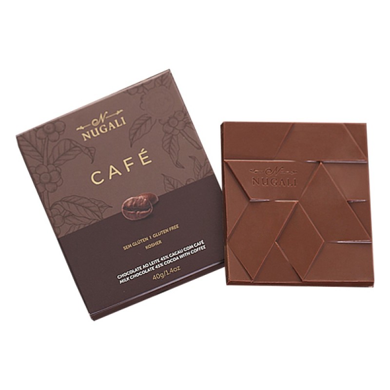 Chocolate ao Leite com Café Nugali 40g