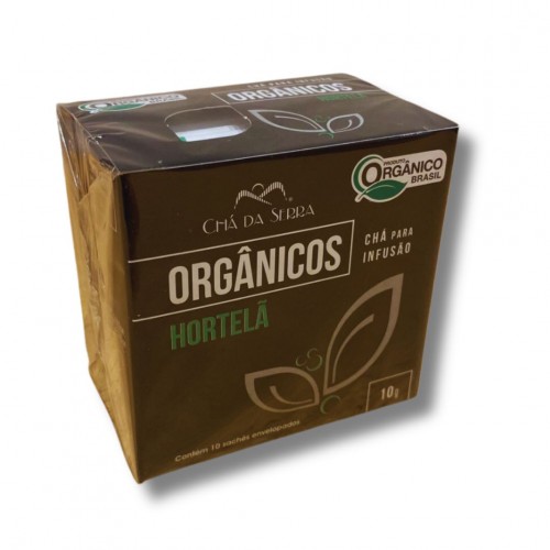 Chá Hortelã Orgânico Chá da Serra 10g